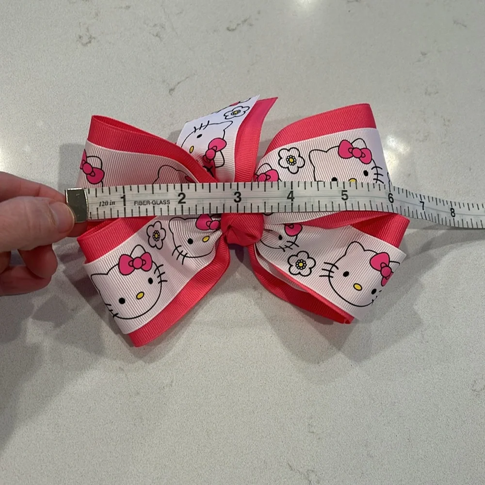 Hello Kitty Hair Clip Bow Accessory 50th Anniversary